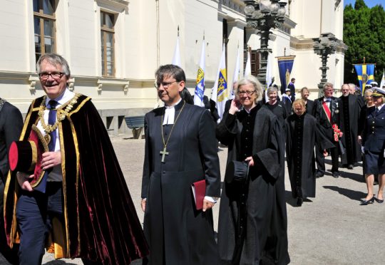 Doctoral conferment procession