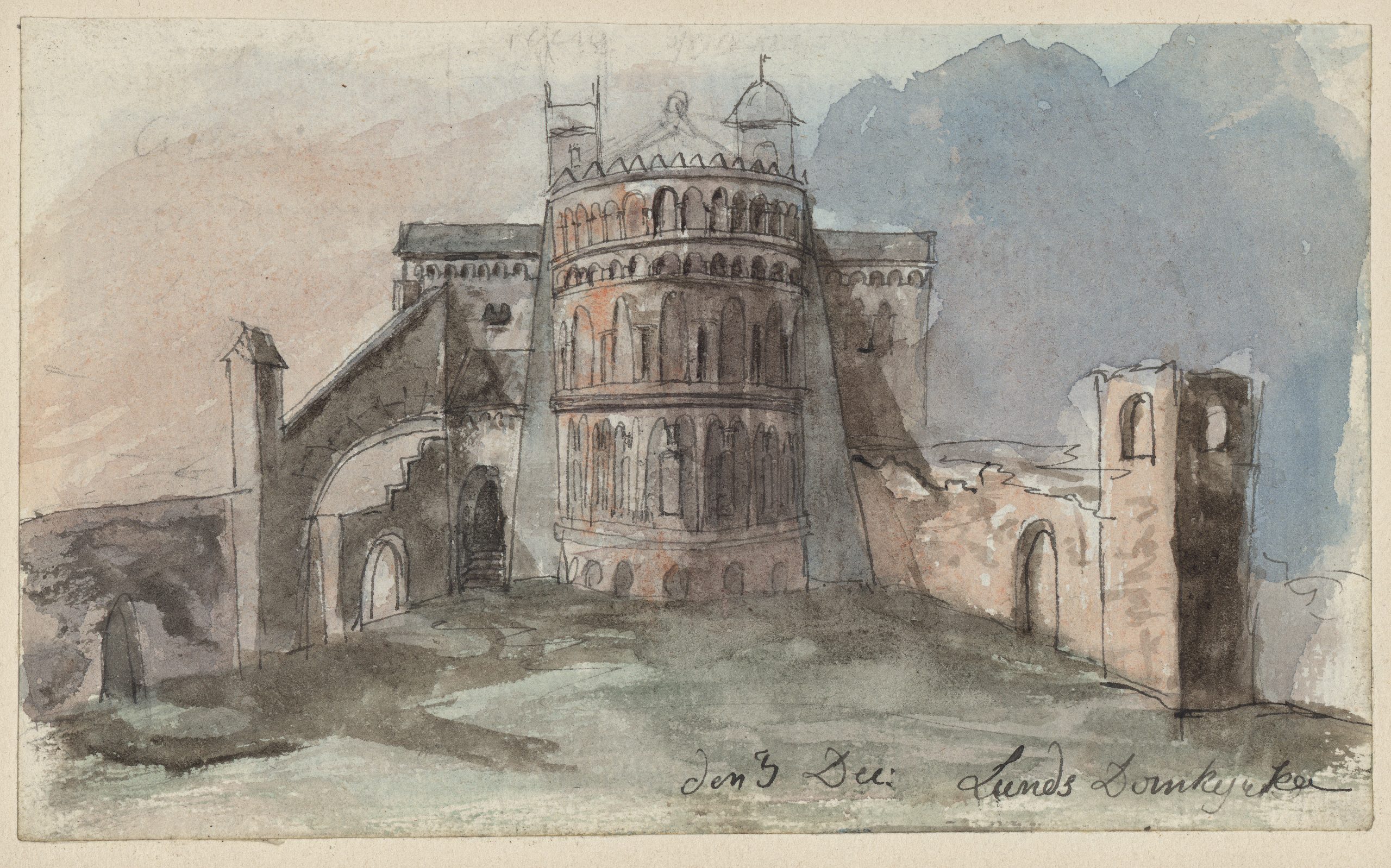 watercolour of the Chapter House