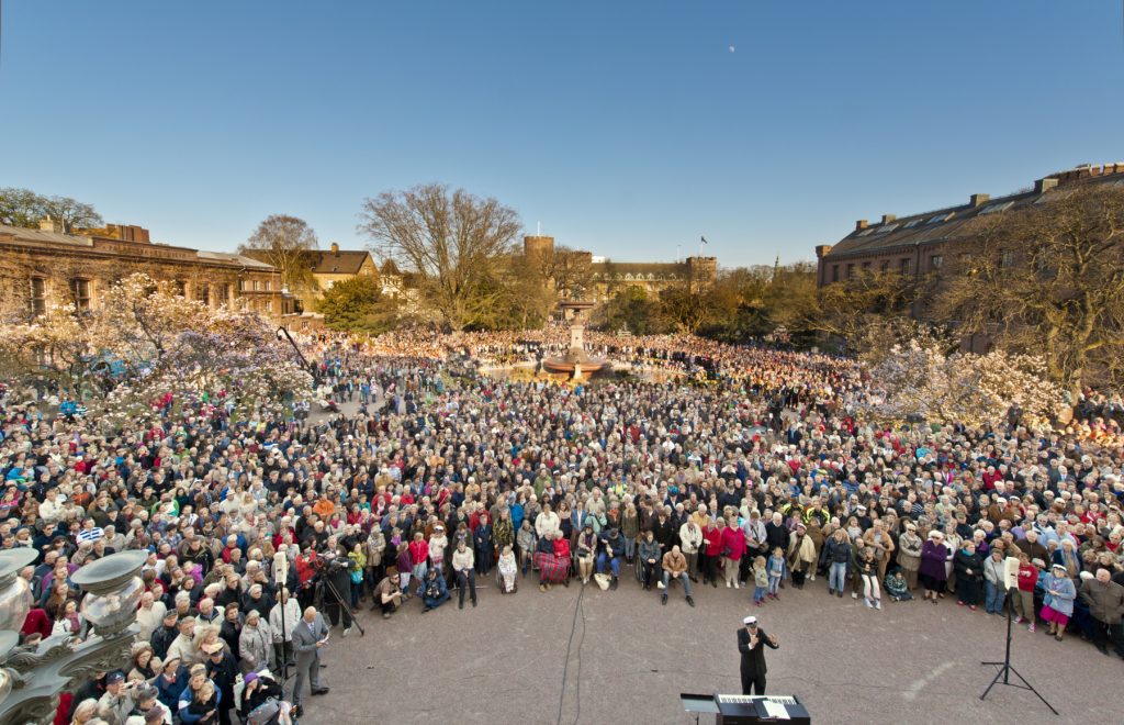 1 May celebration in Lundagård