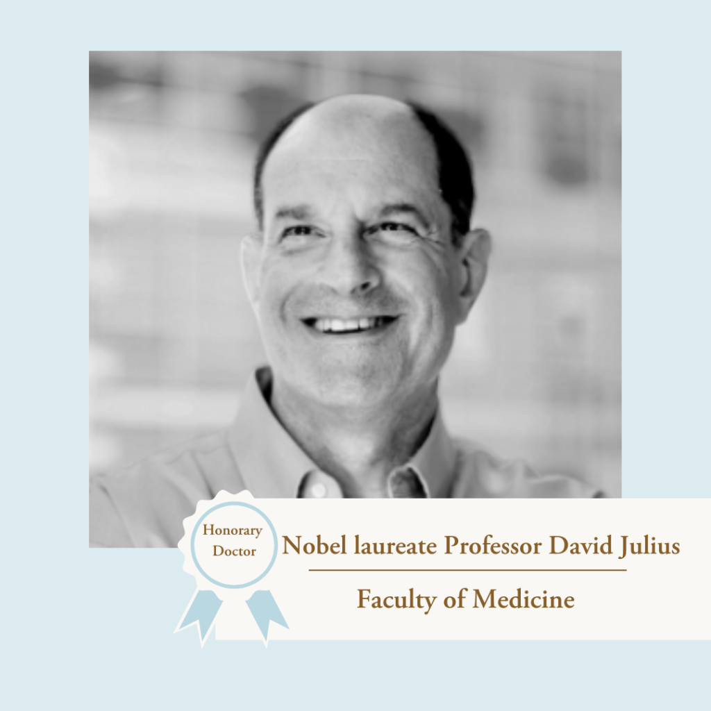 Nobel laureate Professor David Julius