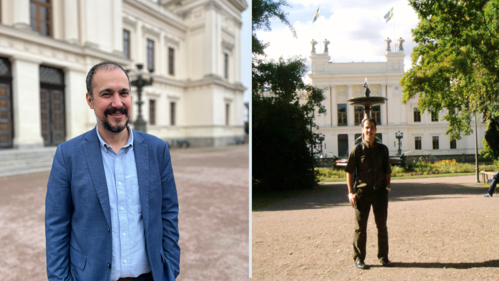 Kaveh Madani outside Lund University