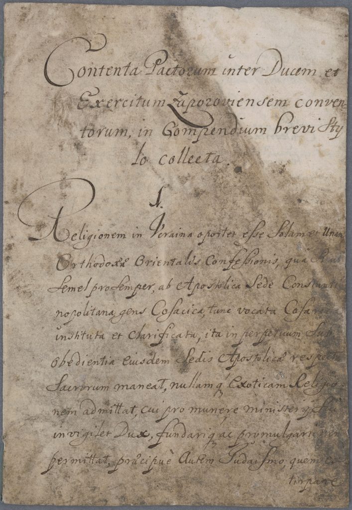 Filip Orlik’s Ukrainian constitution
