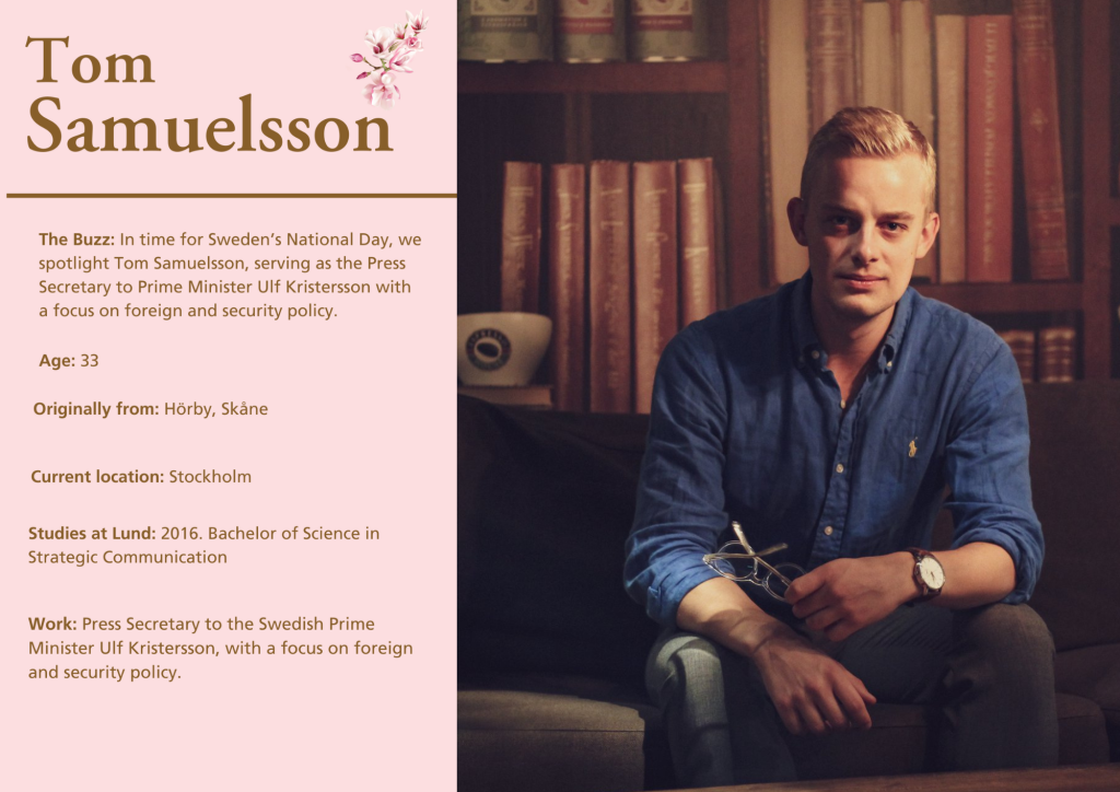 Tom Samuelsson portrait and factbox