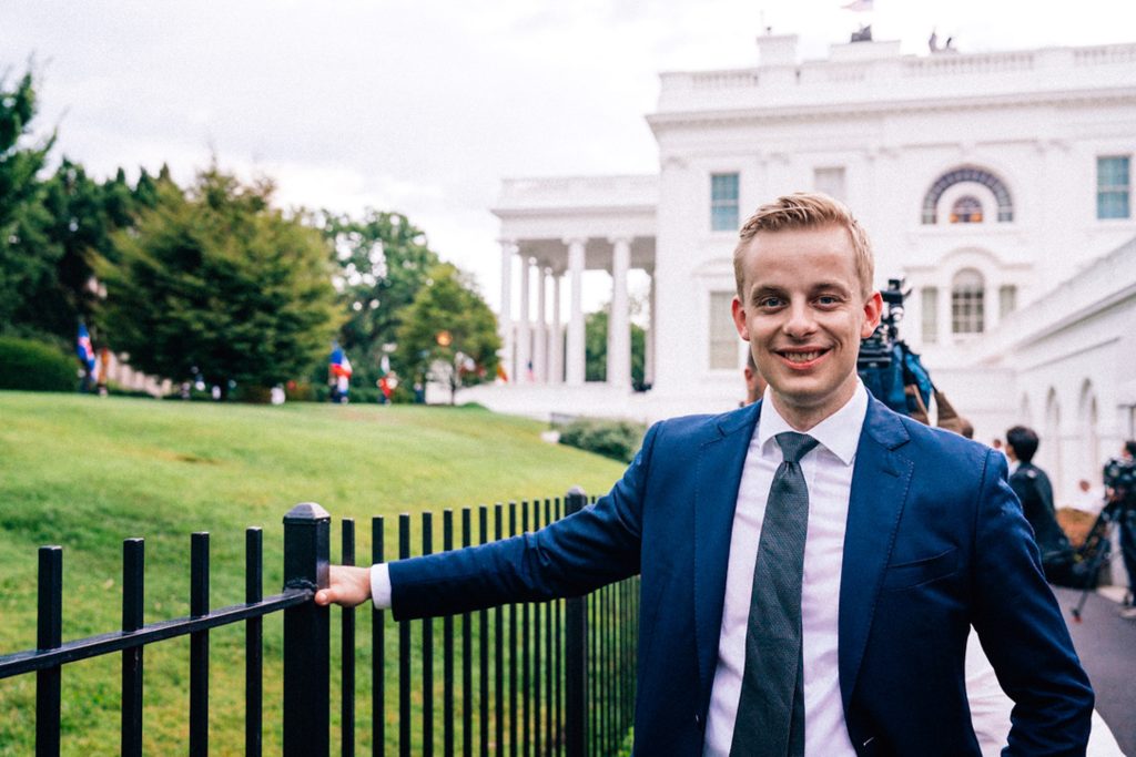 Tom Samuelsson at NATO summit in Washington 2024.