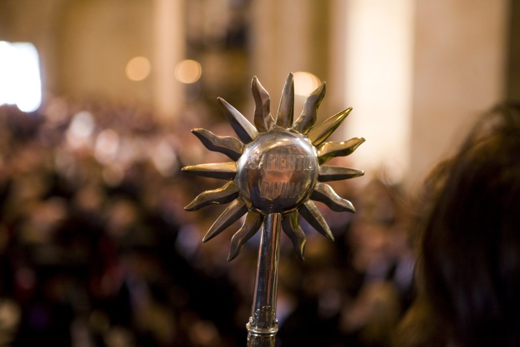 The scepter of divine wisdom, as it looked at the doctoral conferment ceremony in 2008. Photo: Gunnar Menander