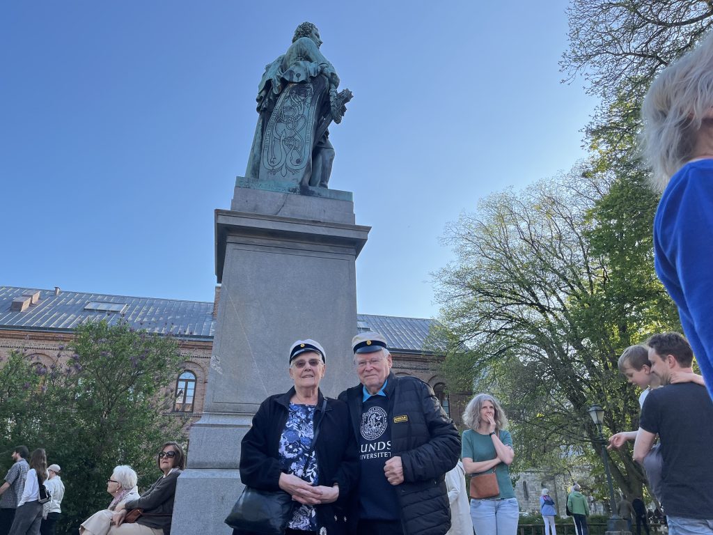 Lund alumni enjoying the ceremony in 2025