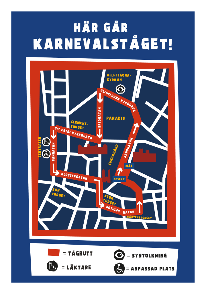 The Procession map 2026